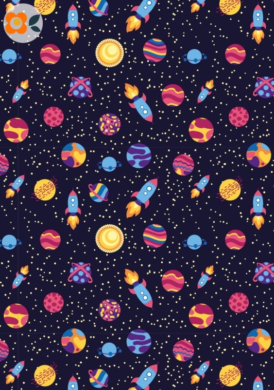 Notizhefte DIN A5, Schreibhefte für Kinder mit Raketen und Planeten, für Entdecker*innen