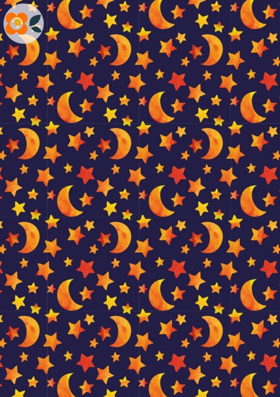 Notizhefte DIN A5, Schreibhefte für Kinder, mit Mond und Sternen für Gute-Nacht-Geschichten