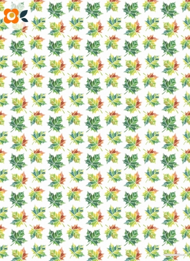 Geschenkpapier Herbstblätter