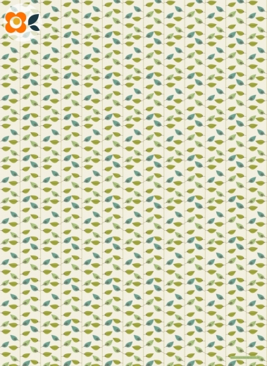 Geschenkpapier Blatt am Schnürchen