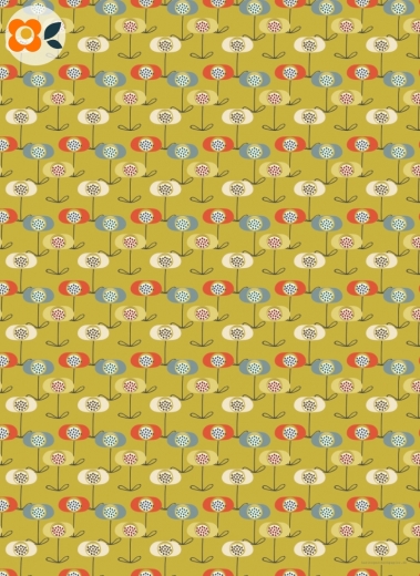 Geschenkpapier Retromohn