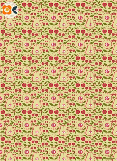 Geschenkpapier Obstgarten