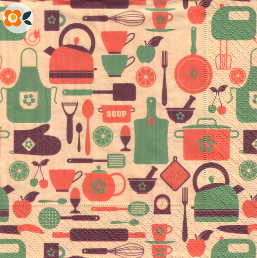 Lunchservietten Küchenutensilien