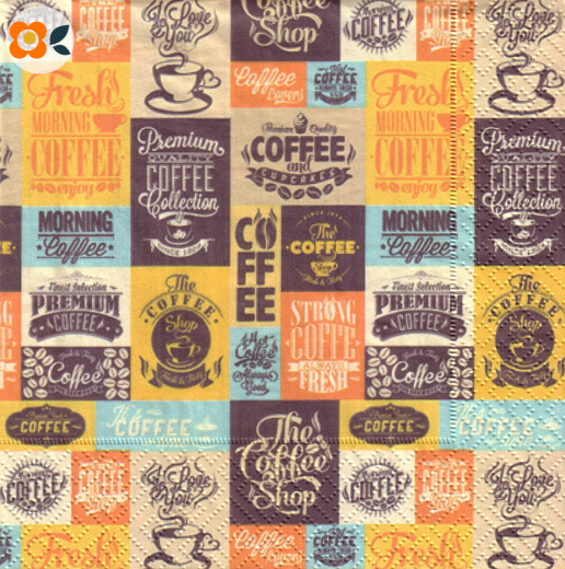 Lunchservietten CoffeTime