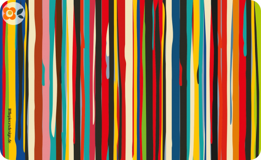 Frühstücksbrettchen Tropfende Farbe