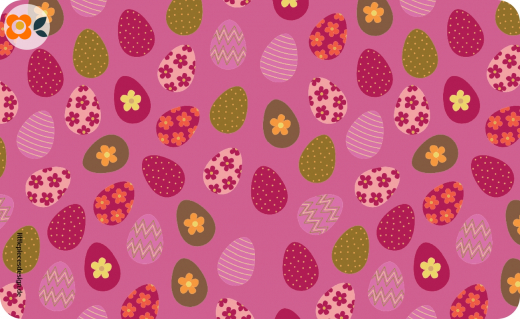 Frühstücksbrettchen Bunte Ostereier