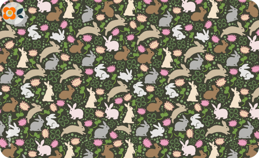 Frühstücksbrettchen Häschen