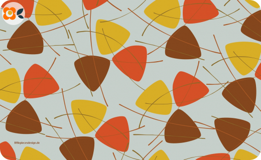 Frühstücksbrettchen 40er Retro-Dreiecke