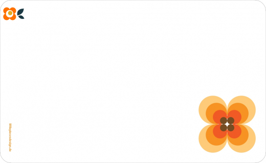 Frühstücksbrettchen Retrospots klein