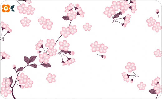 Frühstücksbrettchen Kirschblüte