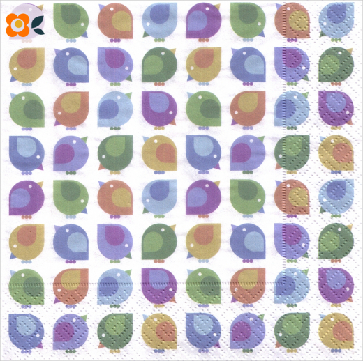 Lunchservietten Spatzen