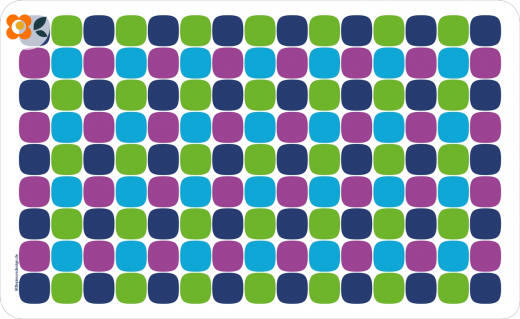 Frühstücksbrettchen Karos Sommerabend