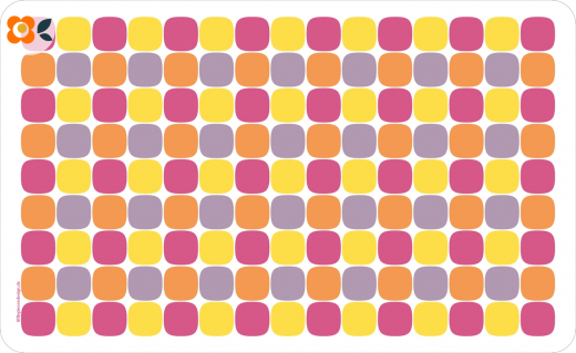 Frühstücksbrettchen Karos Bonbons