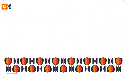 Frühstücksbrettchen 50er Tulpen