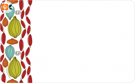 Frühstücksbrettchen Herbstgemüse