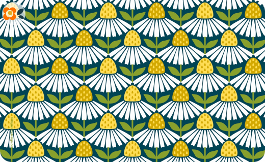 Frühstücksbrettchen Die Gänseblümchen grüßen Dich