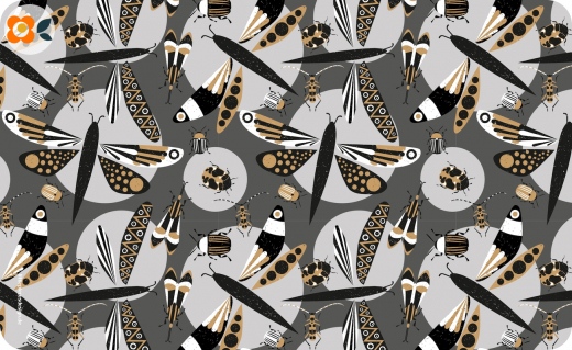 Frühstücksbrettchen Tumult der Insekten