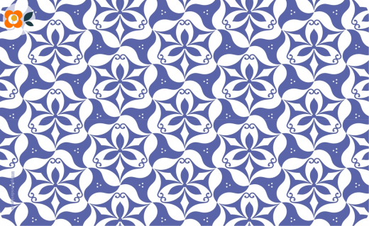 Frühstücksbrettchen Orientalisches Blumenornament