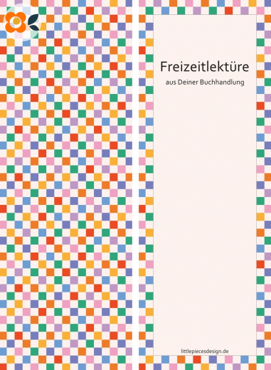 Lesezeichen Freizeitlektüre, Picknickdecke