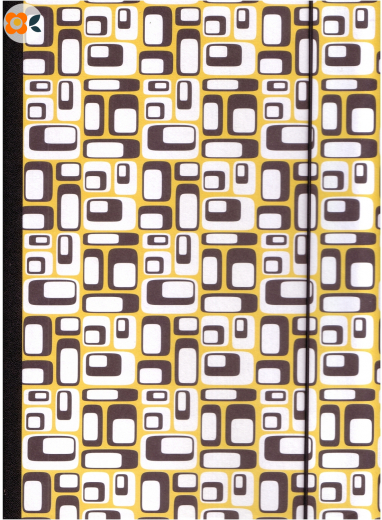 Sammelmappe 70er Retro-Quader