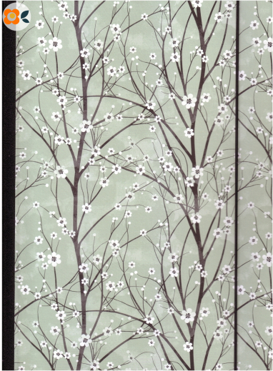 Sammelmappe Cherry Blossom, Hellgrün