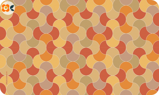 Frühstücksbrettchen Herbstmosaik