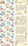 Sortiment Lesezeichen Herbst