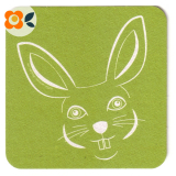 Bierdeckel Osterhase