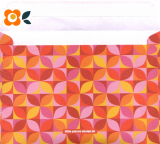 Briefumschlag Retrogeometrie