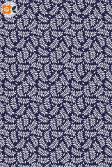 Geschenkpapier Zweige, blau/hellgrau