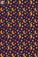 Geschenkpapier Gute Nacht, Mond und Sterne