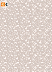 Geschenkpapier Winterwald mit Hirschen
