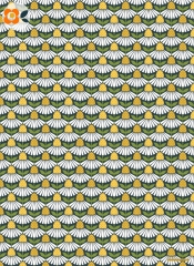 Geschenkpapier Die Gänseblümchen grüßen Dich