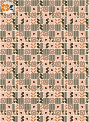Geschenkpapier Florale Elemente
