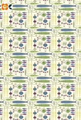 Geschenkpapier Fisherman blau/grün