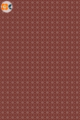 Geschenkpapier Landhaus, rot