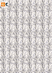 Geschenkpapier Kirschblüten, blau