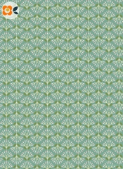 Geschenkpapier Bogenblume, hellblau