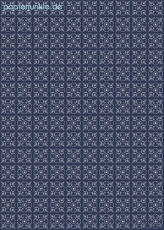 Geschenkpapier Bandana, Kacheln blau/weiß