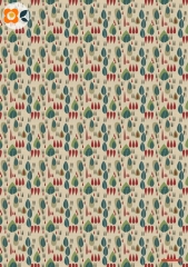 Geschenkpapier Garten der Vergangenheit