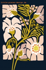Geschenkpapier - Poster Backyard flower