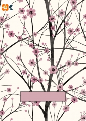 Postkarte, Monatskarte Kirschblüte