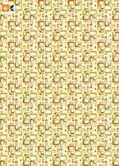 Geschenkpapier Mosaik, Herbst