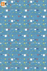 Geschenkpapier Waschtag