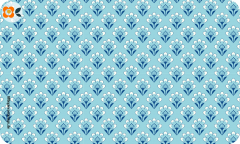 Frühstücksbrettchen Wasserblüten