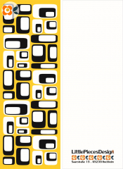 Lesezeichen 70er Quader-Mosaik