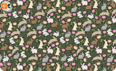 Frühstücksbrettchen Häschen