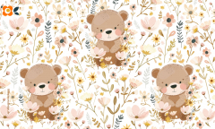 Frühstücksbrettchen Babybär