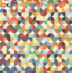 Lunchservietten Retro-Welle