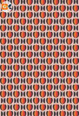 Geschenkpapier Retrotulpen